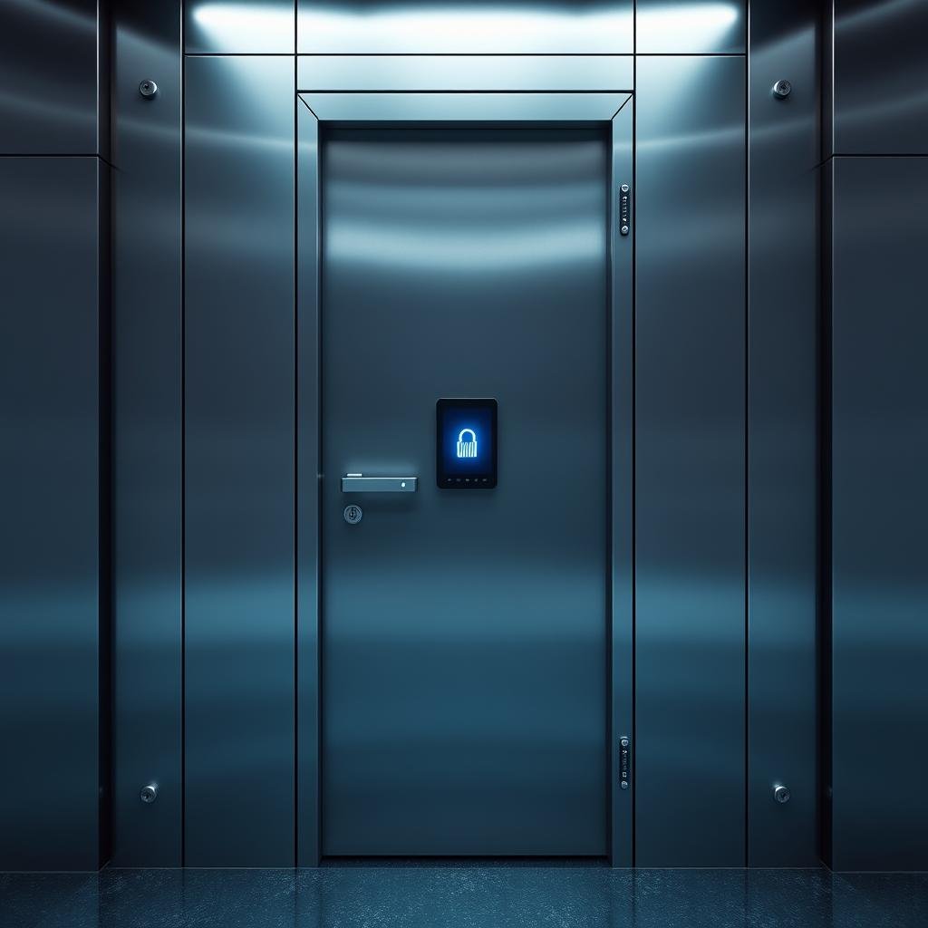 Porta Blindada Com Biometria
