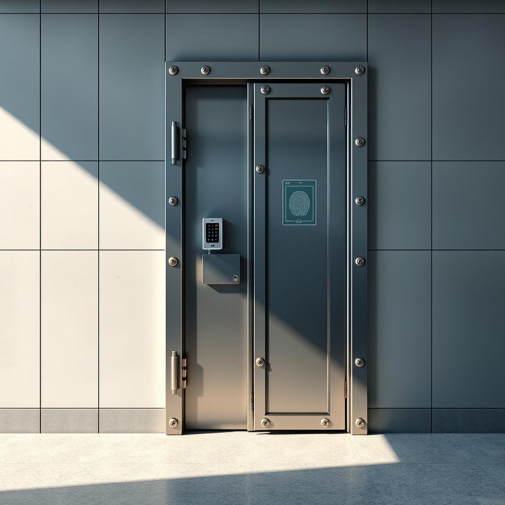 Porta Blindada Com Biometria
